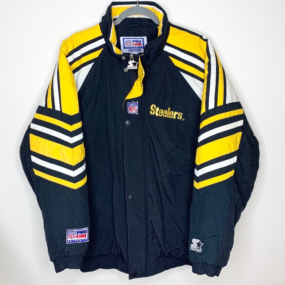Vintage starter brand Pittsburgh steelers jacket